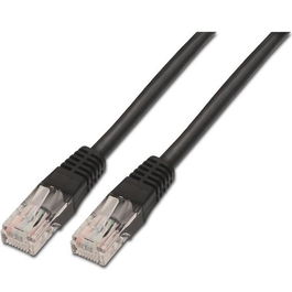 Aisens Cable de Red Latiguillo RJ45 Cat.6 UTP AWG24 Negro 1.0 M