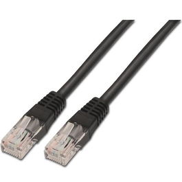 Aisens Cable de Red Latiguillo RJ45 Cat.6 UTP AWG24 Negro 0.5 M