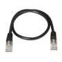 Aisens Cable de Red Cat.6 UTP AWG24 0,5m Negro