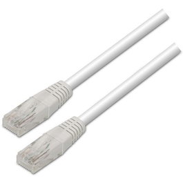 Aisens RJ45 Cable de Red Cat.6 UTP AWG24 Blanco 2.0 m, Cable Ethernet LAN, 10/100/1000 Mbps, OFC Cobre 99.9%, Normas ANSI/TIA/EIA 568-B.1, ISO/IEC 11801