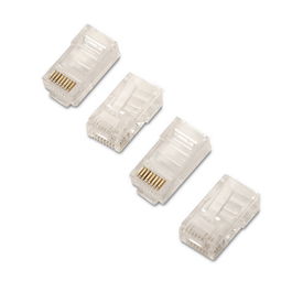 Aisens Conector RJ45 Cat.6 UTP 8 Hilos AWG24 para Cable de Red (10 Unidades)