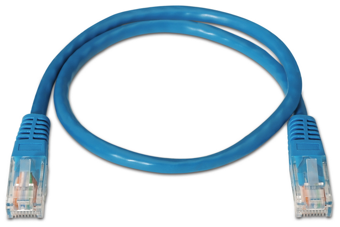 Aisens Cable de Red RJ45 CAT.6 UTP AWG24 Azul 1m
