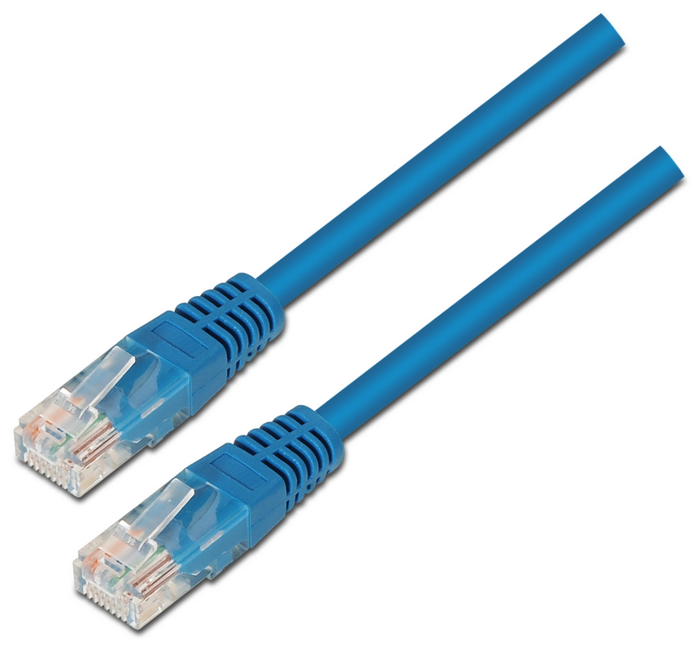 Aisens Cable de Red RJ45 CAT.6 UTP AWG24 Azul 1m