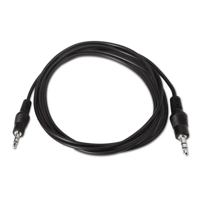 AISENS Cable de audio estéreo Jack 3.5mm macho a Jack 3.5mm, 1,5m, Negro AISENS Cable de audio estéreo Jack 3.5mm macho a Jack 3.5mm, 1,5m, Negro