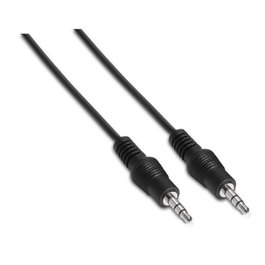 Aisens Cable de Audio Estéreo Jack 3.5mm Macho a Jack 3.5mm Macho, 1,5m, Negro