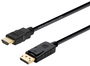 Aisens Cable Conversor DisplayPort Macho a HDMI Macho 2m Negro