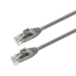AISENS A145-0326 Cable de Red RJ45 Cat.6a UTP 10 Gb/s 500 MHz LSZH 100% Cobre Gris 1 m