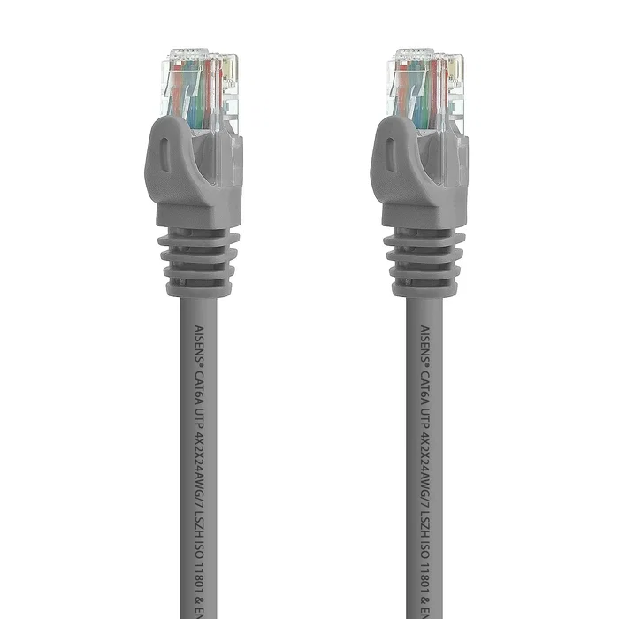 Aisens Cable de Red Cat6a UTP AWG24 1m Gris Aisens Cable de Red Cat6a UTP AWG24 1m Gris