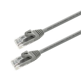 AISENS - CABLE DE RED LATIGUILLO RJ45 LSZH CAT.6A 500 MHZ UTP AWG24, GRIS, 25CM
