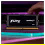 Kingston FURY Impact 32GB (2x16GB) DDR5 4800MT/s CL38 SODIMM Kit de 2 Módulos para Portátil Unbuffered On-Die ECC