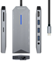 Aisens USB-C Dock 9 en 1 ASUC-9P001-GR Gris
