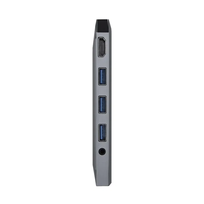Aisens USB-C Dock 9 en 1 ASUC-9P001-GR Gris