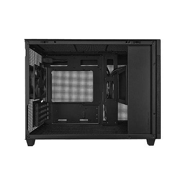 ASUS Prime AP201 Mesh Caja PC Micro-ATX / Mini-ITX Mini Tower Negra - Ventilador 120mm Trasero, Filtro Anti-Polvo, Cable Management