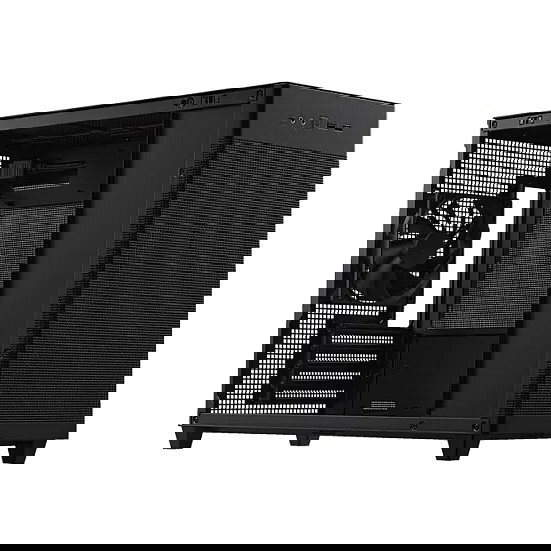 ASUS Prime AP201 Mesh Caja PC Micro-ATX / Mini-ITX Mini Tower Negra - Ventilador 120mm Trasero, Filtro Anti-Polvo, Cable Management