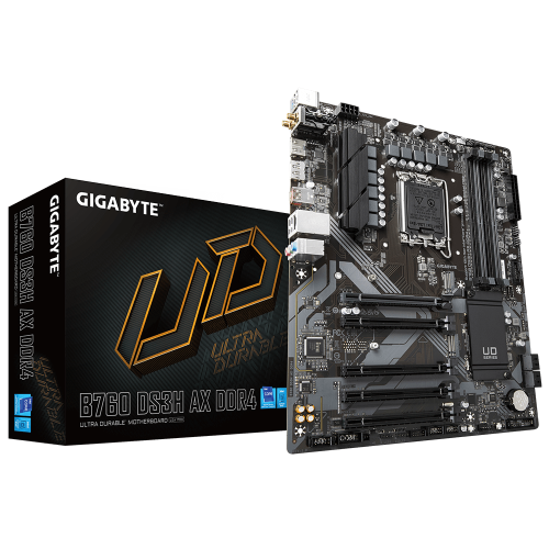 GIGABYTE B760 DS3H AX DDR4 Placa Base LGA 1700 ATX DDR4 Wi-Fi 6E