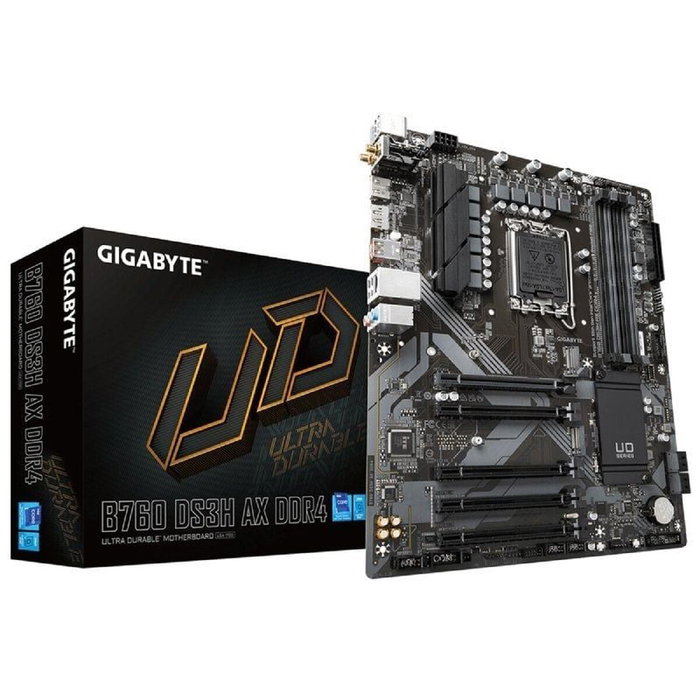 GIGABYTE B760 DS3H AX DDR4 Placa Base LGA 1700 ATX DDR4 Wi-Fi 6E