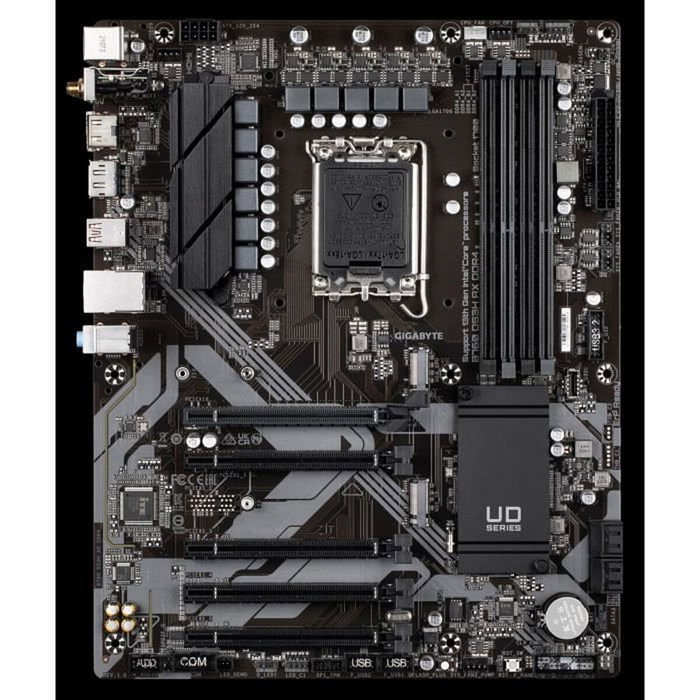 GIGABYTE B760 DS3H AX DDR4 Placa Base LGA 1700 ATX DDR4 Wi-Fi 6E