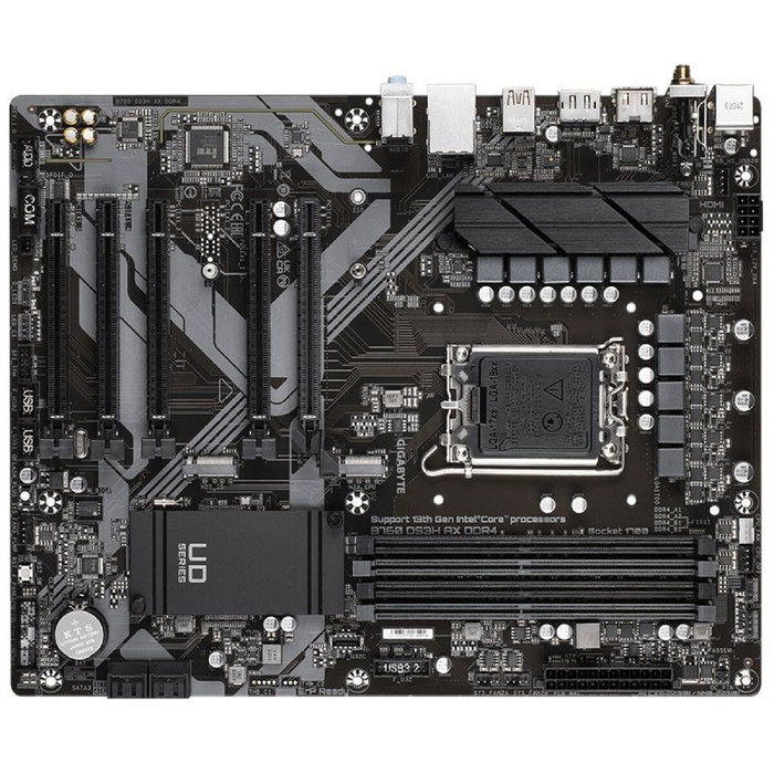 GIGABYTE B760 DS3H AX DDR4 Placa Base LGA 1700 ATX DDR4 Wi-Fi 6E