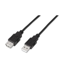 AISENS A101-0015 Cable USB 2.0 A/M - A/H 1.0M Negro