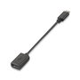 Aisens A107-0059 Cable USB 2.0 USB-C Macho a USB A Hembra, 15cm, Negro
