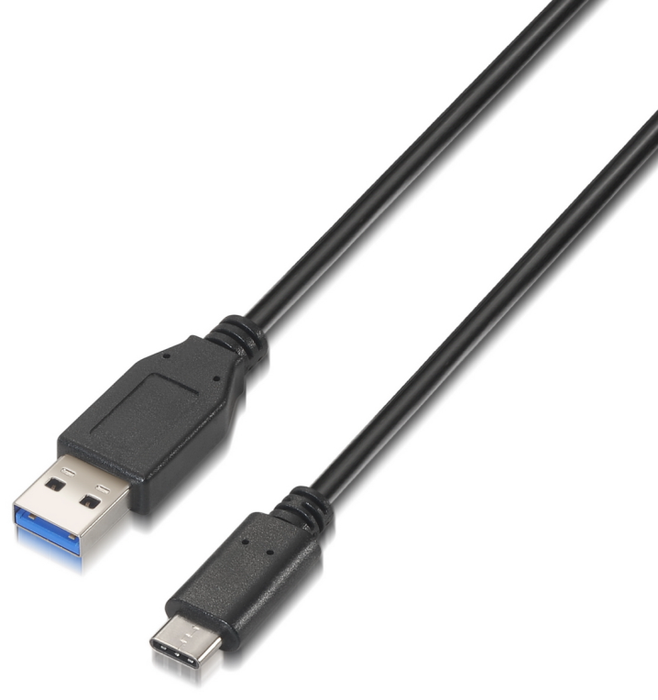 Aisens Cable USB 3.1 Gen2 USB-C a USB-A Negro 1,0m