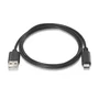 AISENS Cable USB-C a USB-A 2.0 de 2 metros, 3A, Negro
