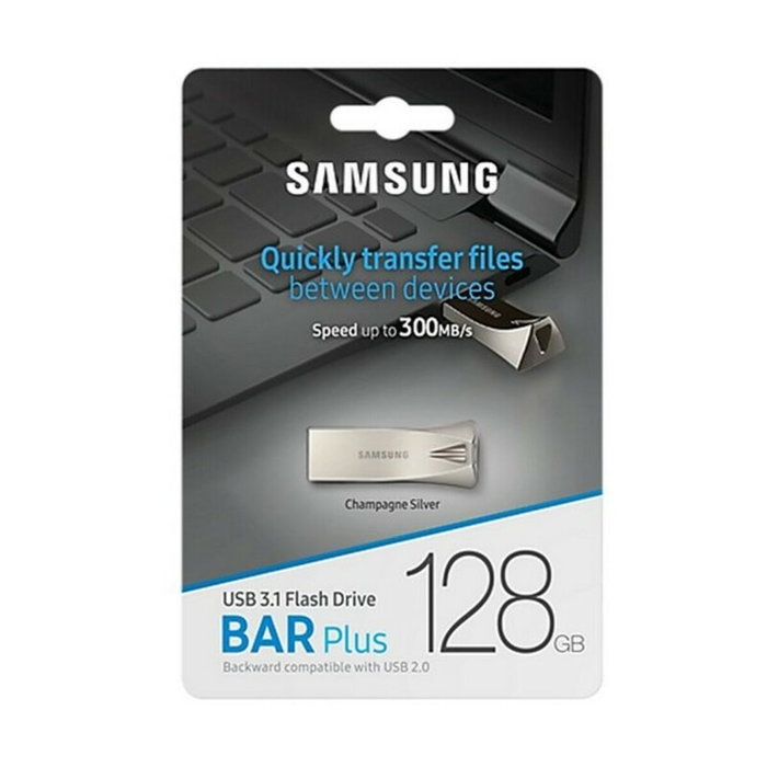 Samsung Bar Plus MUF-64BE 64 GB USB 3.1 Plata