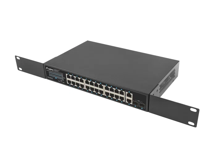 Lanberg RSGE-24P-2GE-2S-360 Switch No administrado 24 puertos PoE+ 360W