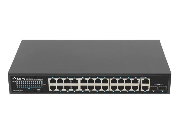 Lanberg RSGE-24P-2GE-2S-360 Switch No administrado 24 puertos PoE+ 360W