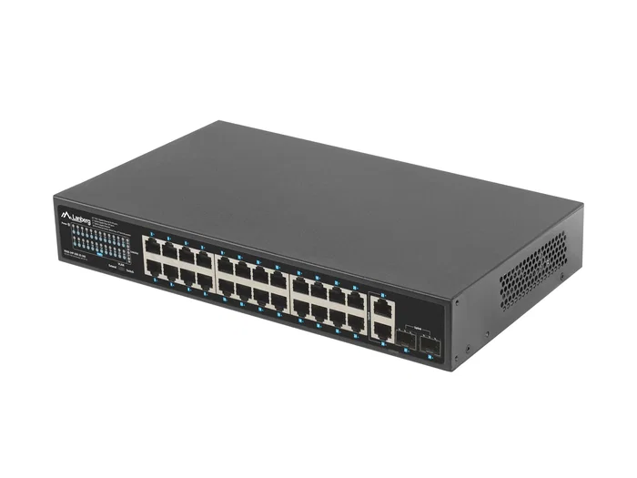 Lanberg RSGE-24P-2GE-2S-360 Switch No administrado 24 puertos PoE+ 360W
