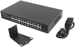 Lanberg RSGE-24P-2GE-2S-360 Switch No Administrado 24 Puertos PoE+ 360W