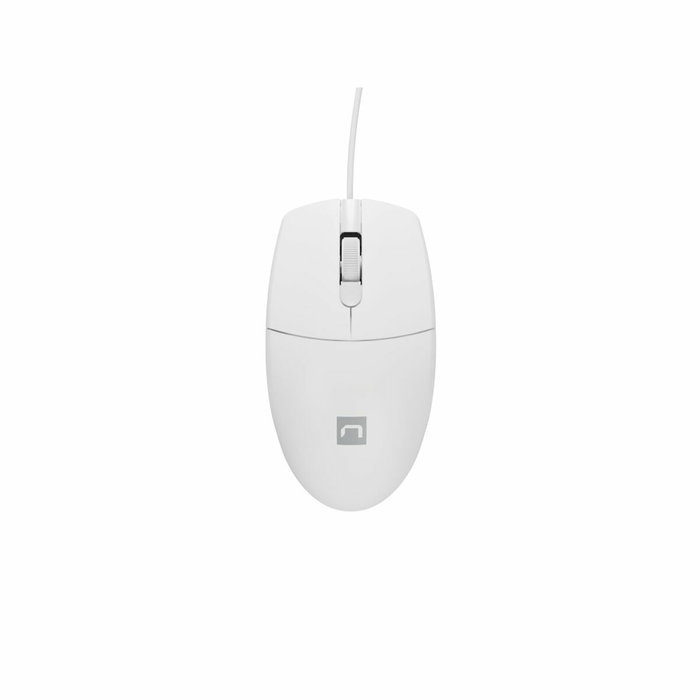 Natec Ruff 2 Ratón de Oficina Blanco