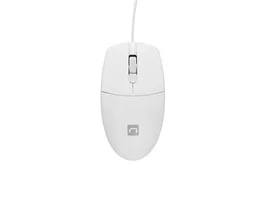 Natec NMY-1988 Ratón Óptico Blanco USB