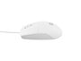 Natec Ruff 2 Ratón óptico con cable, 1000 DPI, 3 botones, blanco
