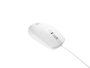 Natec Ruff 2 Ratón óptico con cable, 1000 DPI, 3 botones, blanco