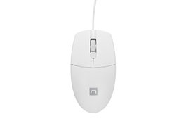 Natec Ruff 2 Blanca Ratón Óptico con Cable 1000 DPI 3 Botones