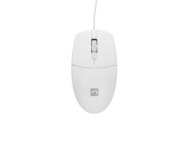 Natec Ruff 2 Ratón óptico con cable, 1000 DPI, 3 botones, blanco Natec Ruff 2 Ratón óptico con cable, 1000 DPI, 3 botones, blanco