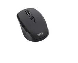 3GO Ratón Inalámbrico de Oficina MWBOLT Ambidestro, 1600 DPI, Negro, Receptor USB Tipo-A, 5 Botones, RF Wireless, PVC, Ergonomico