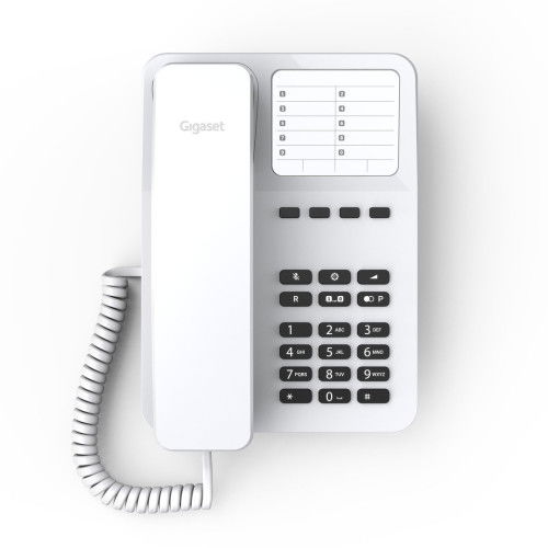 Gigaset S30054-H6538-R102 Teléfono analógico de escritorio blanco