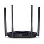 Mercusys MR80X Router Inalámbrico Gigabit Ethernet Doble Banda (2,4 GHz / 5 GHz) Wi-Fi 6 (802.11ax) Negro