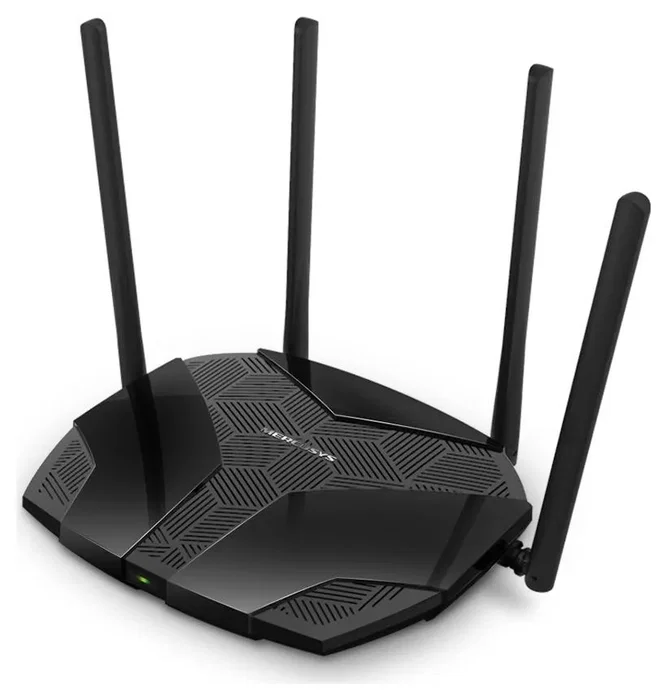 Mercusys MR80X Router Wi-Fi 6 AX3000 Doble Banda Negro