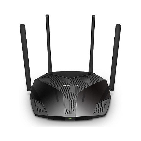 Mercusys MR80X Router Wi-Fi 6 AX3000 Doble Banda Negro