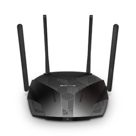 Mercusys MR80X Router Wi-Fi 6 AX3000 Doble Banda Negro