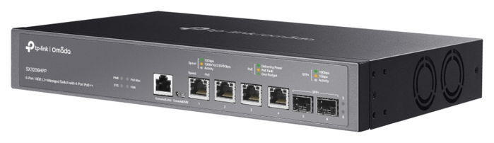 TP-Link Omada SX3206HPP Switch Gestionado L2+ 4x 10G PoE++ y 2x 10G SFP+