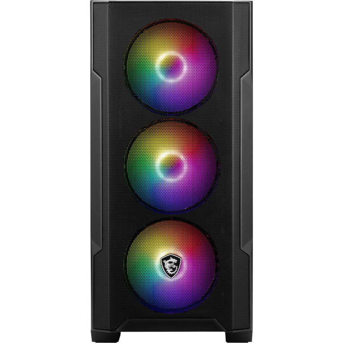 MSI MAG Forge M100R Micro Torre Negro, Transparente