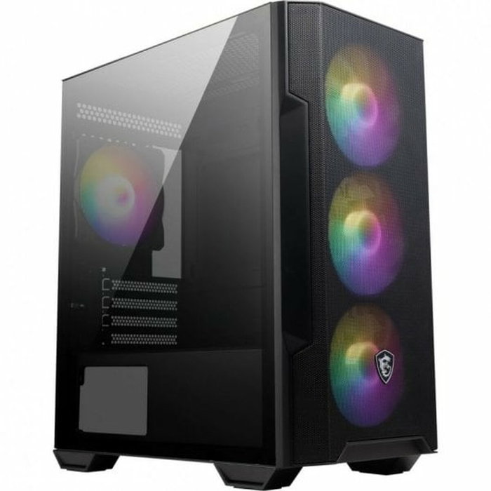 MSI MAG Forge M100R Micro Torre Negro, Transparente