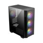 MSI MAG Forge M100R Micro Torre Negro, Transparente