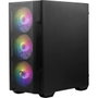 MSI MAG Forge M100R Micro Torre Negro, Transparente