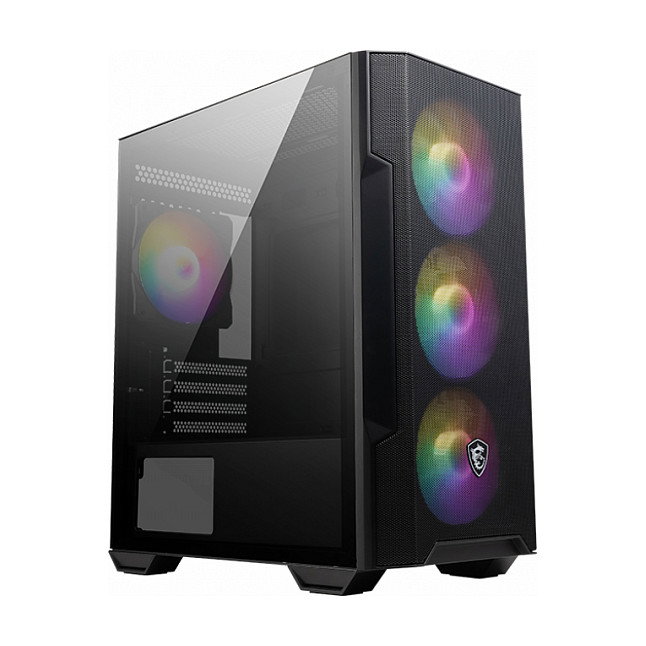 MSI MAG Forge M100R Micro Torre Negro, Transparente
