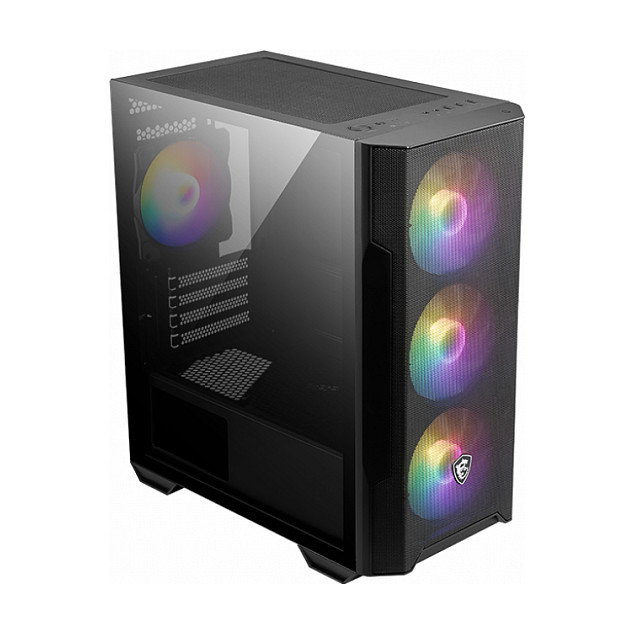 MSI MAG Forge M100R Micro Torre Negro, Transparente